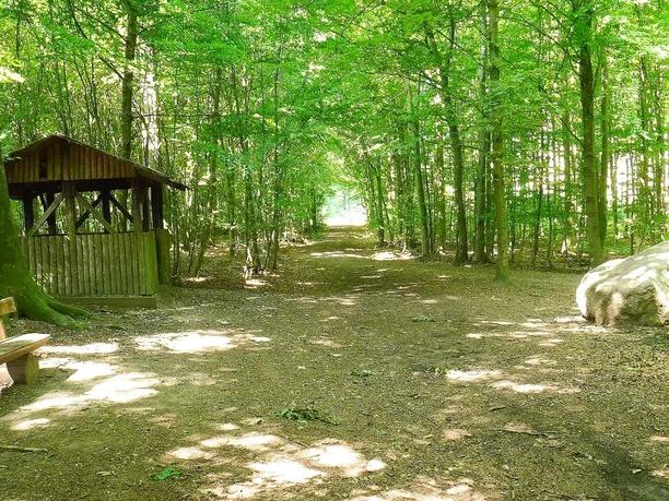 Karl-Bachler-Weg Gedenkstein am Rastplatz