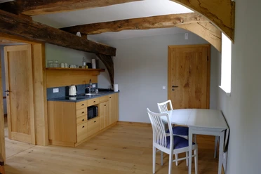 Wohnküche in der Ferienwohnung Kirschgarten Wohnküche in der Ferienwohnung Kirschgarten