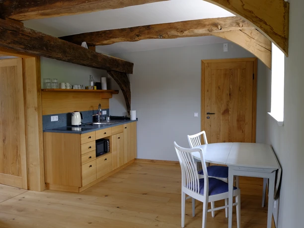 Wohnküche in der Ferienwohnung Kirschgarten Wohnküche in der Ferienwohnung Kirschgarten