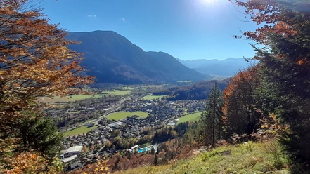Blick vom Grünen Fleck nach Oberau