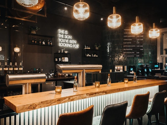 Theke in der Pilgerstätte