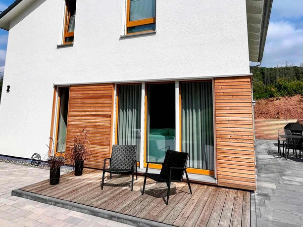 Ferienhaus Werna - Ansicht Terrasse