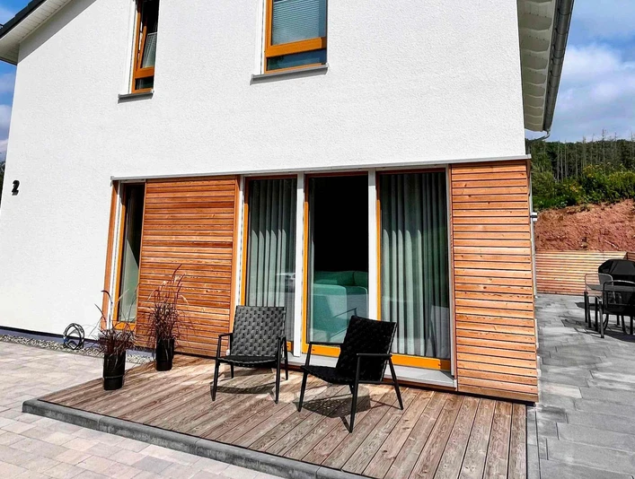 Ferienhaus Werna - Ansicht Terrasse Ferienhaus Werna - Ansicht Terrasse