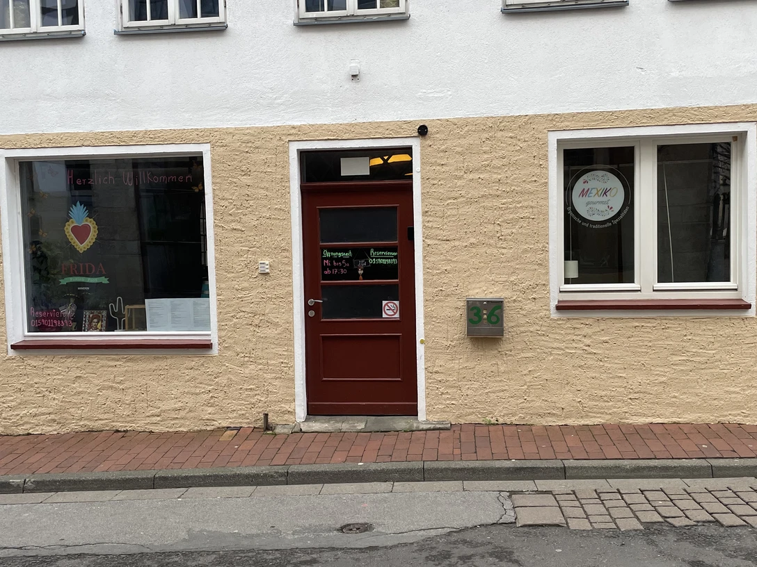 Minden - Frida Das Bild zeigt den Eingangsbereich des Restaurants "Frida".
