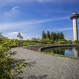 Hochheideturm und Bergsee auf dem Ettelsberg
