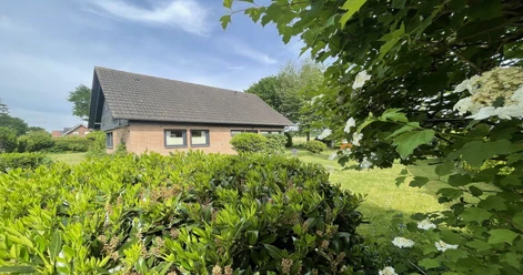 Außen Ansicht Ferienhaus am Dümmer-See