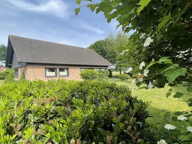 Außen Ansicht Ferienhaus am Dümmer-See