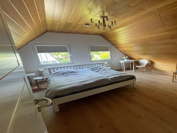 Schlafzimmer Ferienhaus am Dümmer-See