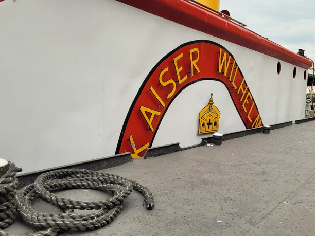 Der Raddampfer Kaiser Wilhelm