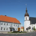 Rathaus und St. Laurentiuskirche Markranstädt