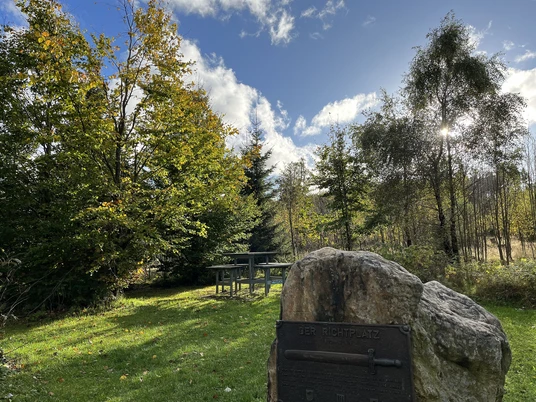 Richtplatz am Uplandsteig