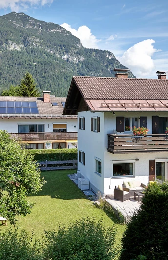 Das Alpenhaus mit Garten