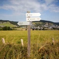 Wanderschilder am Ettelsberg