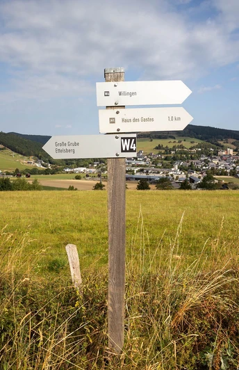 Wanderschilder am Ettelsberg