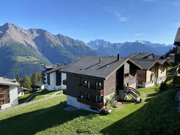 Blick vom Balkon Richtung Simplon