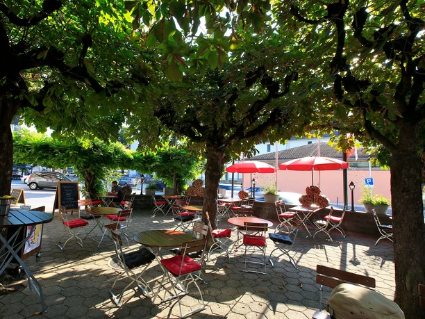 Gartenterrasse Landgasthof Schlüssel Alpnach