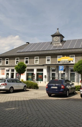 Das Bahnhofsgebäude Bestwig