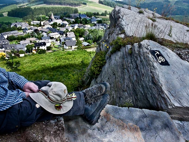 Blick auf die Dörfer der Gemeinde Bestwig