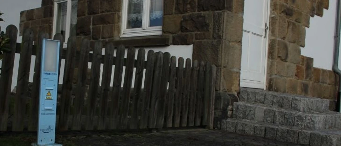 E-Bike Akku-Ladestation am Bahnhof in Neuenrade