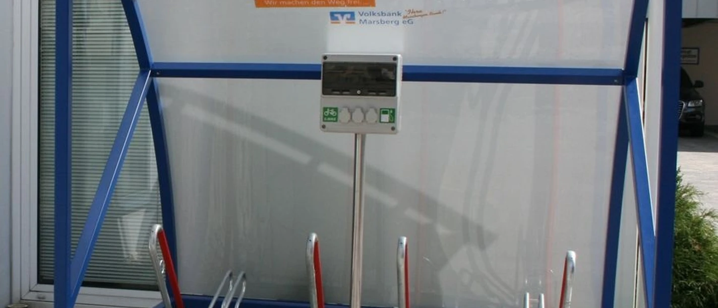 E-Bike-Ladestation Volksbank Marsberg