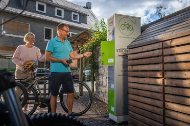 E-Bike-Ladestation
