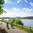 Radfahrer am Biggesee