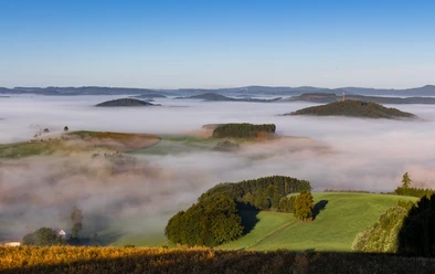 Frühnebel über Altenilpe