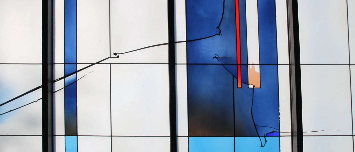 Glasfenster Professor Johannes Schreiter