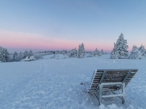 Winterlandschaft auf dem Kahler Asten