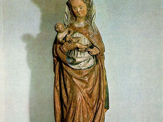 Marienstatue in der Katholische Pfarrkirche St. Marien