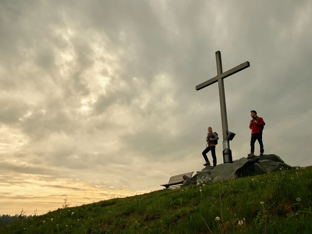 Gipfelkreuz auf dem Klemensberg