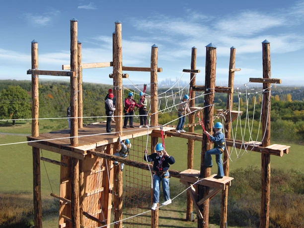 Kletter- und Ninja Parcours im Sportpark Kelkheim