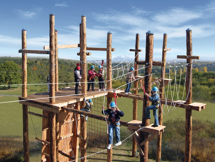 Kletter- und Ninja Parcours im Sportpark Kelkheim