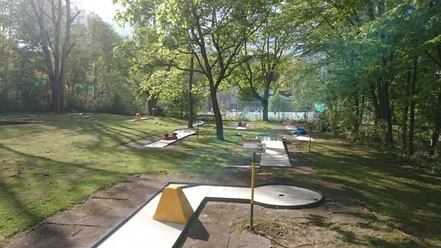 Die Minigolfanlage in Seulberg