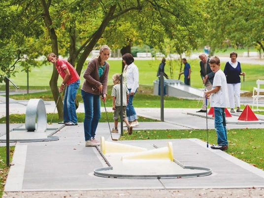 Minigolf im Kurpark von Bad Nauheim
