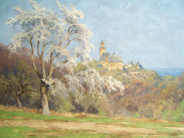 Nelson G. Kinsley, Apfelblüte in Kronberg,