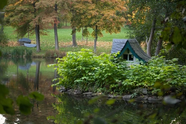 Victoriapark Weiher Detail