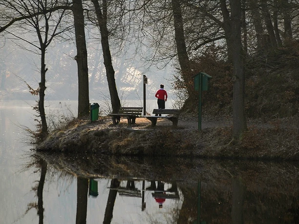 Jogger an Fuelbecketalsperre