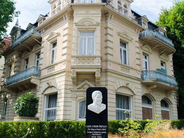Elvis-Stele in Bad Nauheim