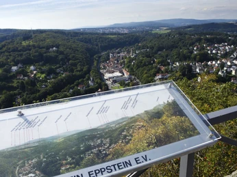 Kaisertempel Blick auf Eppstein