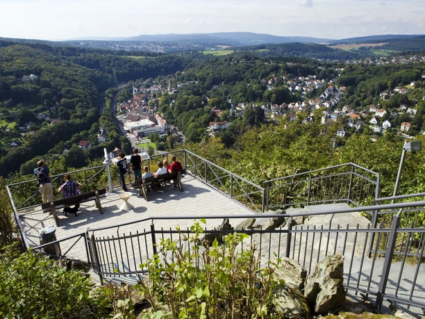 Kaisertempel Blick auf Eppstein