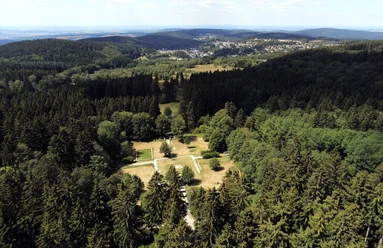 Das Römerkastell aus der Vogelperspektive