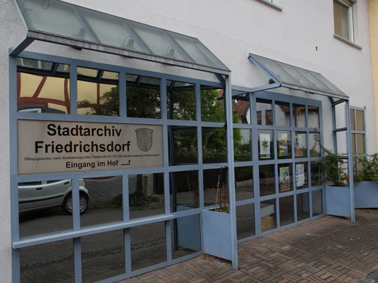 Das Friedrichsdorfer Stadtarchiv im Stadtteil Burgholzhausen