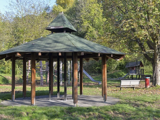 Die Grillhütte im Stadtteil Burgholzhausen