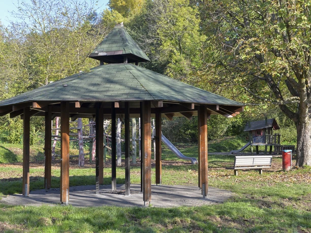 Die Grillhütte im Stadtteil Burgholzhausen