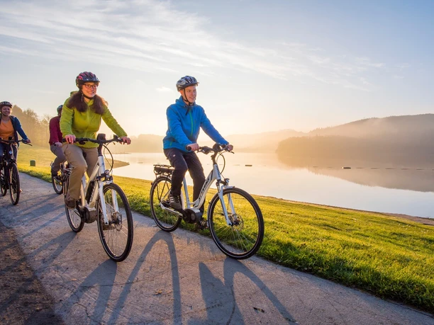 Radfahren am Hennesee