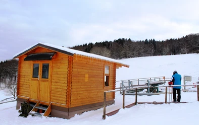 Lift und Piste am Treisberg