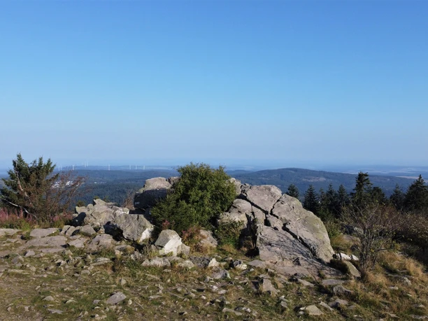 Der Brunhildisfelsen auf dem Feldbergplateau