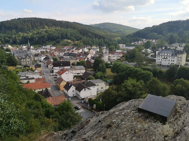 Ausblick auf Schmitten vom Wiegerfelsen