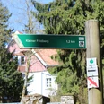 Wanderweg zum Gipfel des Kleinen Feldbergs